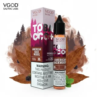 VGOD Tobacco Plus American Backwoods SaltNic